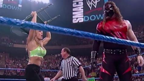 Kane Vs Triple H And X Pac Handicap Match Tombstone Tori Youtube