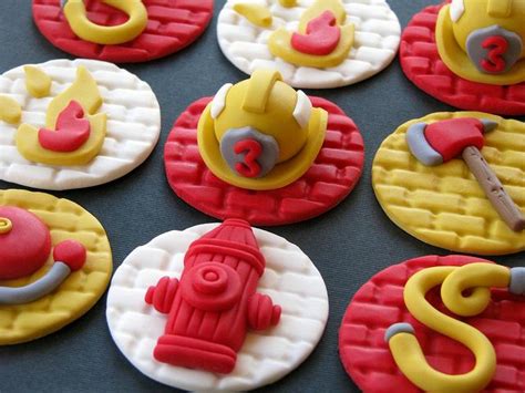 Alibaba.com offers 708 firefighter decoration products. Firefighter Cupcake Toppers in 2020 | Firefighter cupcakes ...