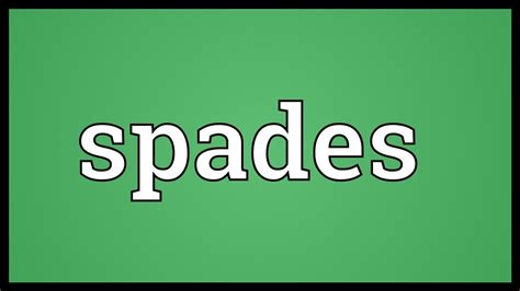 Spades card game · is an iphone and android games app, made by mobilityware. Spades Meaning - YouTube