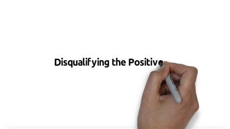 Disqualifying The Positive A Common Cognitive Distortion Youtube