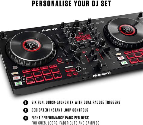 Numark Mixtrack Platinum Fx 4 Deck Usb Dj Controller