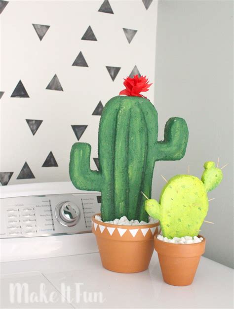 DIY Cactus Décor Make It Fun Blog