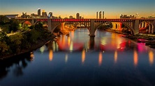 Fotos von Vereinigte Staaten Minneapolis Minnesota Brücken 3840x2160