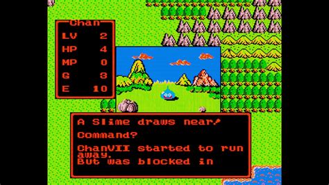 Dragon Warrior NES NERROW A Slime Draws Near The Most