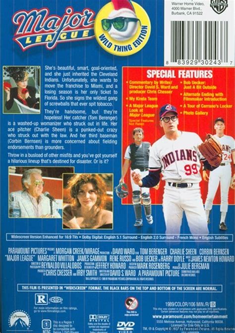 Major League Dvd 1989 Dvd Empire