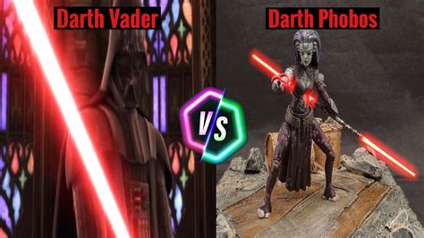 Star Wars The Force Unleashed Wii Darth Vader Vs Darth Phobos Youtube