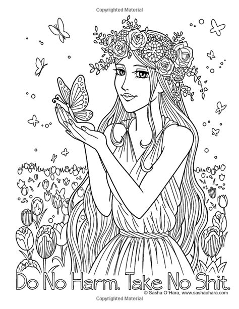 Adult Coloring Book Irreverent Coloring Pages