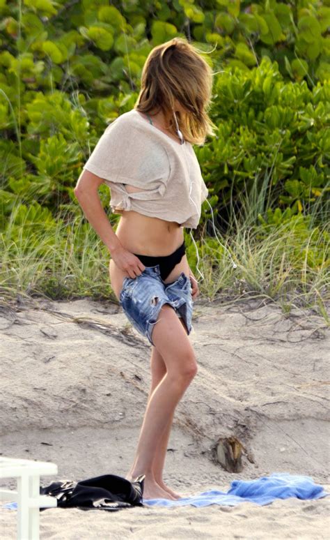 West Virginia Informer Malin Akerman Miami Beach Bikini Candids That Ass