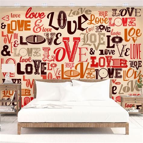 🥇 Vinyl Wall Murals Romantic Love 🥇