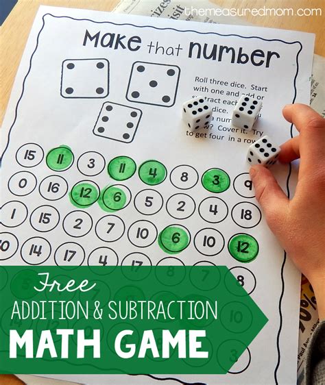 Addition And Subtraction Games For K 2 Learners