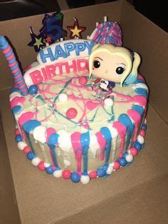 The joker/harley quinn cake i ordered for my boyfriend's birthday from lovely, too. Harley Quinn cake | more harley becauee shes cool in 2019 ...
