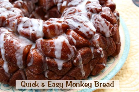 Top off the warm monkey bread with some ice cream! Monkey Bread With 1 Can Of Buscuits / Ingredients 4 Cans ...