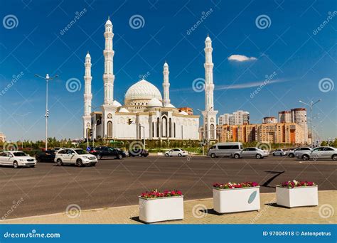 Hazrat Sultan Mosque Kazakhstan Astana Editorial Stock Photo Image