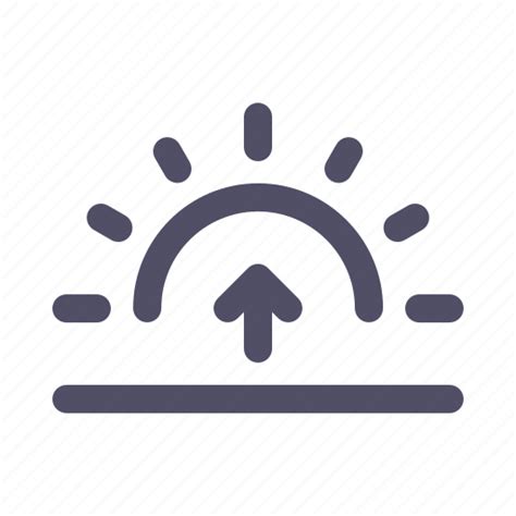 Sunrise Weather Climate Season Sky Forecast Icon Download On