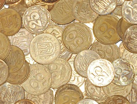 Gold Coins As A Background Stock Image Image Of Gold