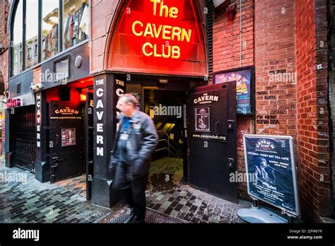Entrance To The Cavern Club In Mathew St Liverpool Merseyside