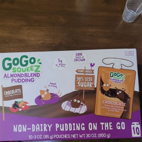 Gogo Squeez Almond Blend Pudding Review Abillion