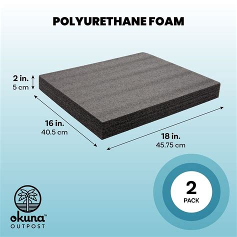 2 Pack Customizable Polyurethane Foam Pads For Packing Crafts 2