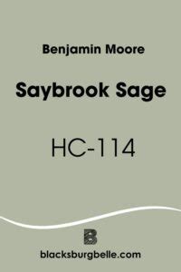 Benjamin Moore Saybrook Sage Hc Paint Color Review