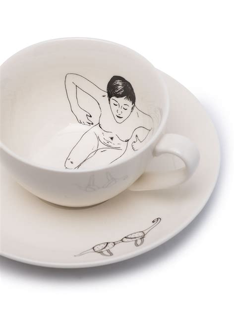 Pols Potten Undressed Ceramic Tea Set In White Modesens