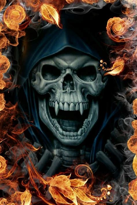💀 💀 💀 💀 get 2 months of skillshare free: Vampire Skull with Fire | My Pics | Pinterest | Vampires ...