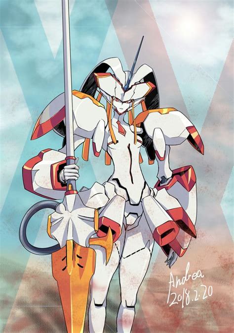 Strelitzia Darling In The Franxx Anime Concept Art Characters