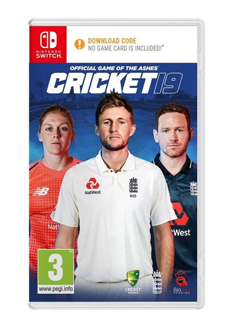 Cricket 19 The Official Game Of The 2019 Ashes Championship On Nintendo Switch Simplygames