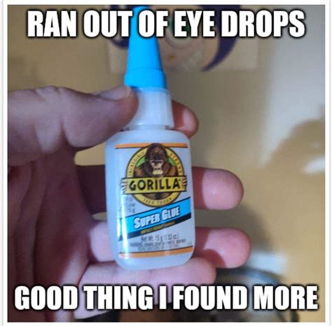 2 Drops In Each Eye Gorilla Glue Girl Know Your Meme