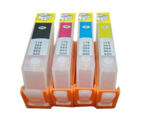 4pcs For Hp 178 Hp178 Refillable Cartridge With Chip For Hp 4620 5510