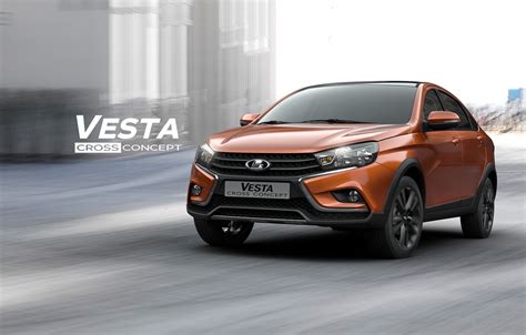 Wallpaper Concept The Concept Vaz Lada Avtovaz Lada Vesta Cross