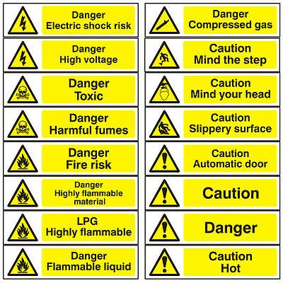 The safety report should address. Hazard Warning Self Adhesive Danger Caution Workplace ...