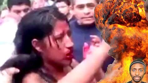 16 Yr Old Girl Burned Alive By Angry Crowd Shocking Teenager Video