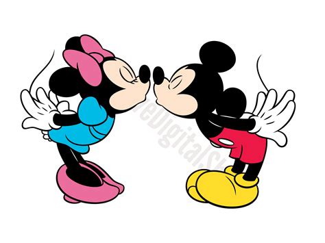 Mickey Mouse And Minnie Mouse Kissing Svg Kanariyareon The Best Porn Website