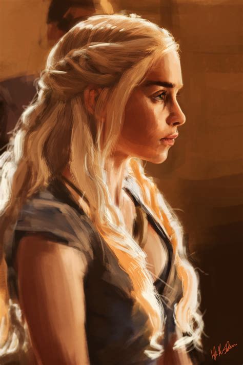 Daenerys Targaryen Portrait By Kursidkd On Deviantart