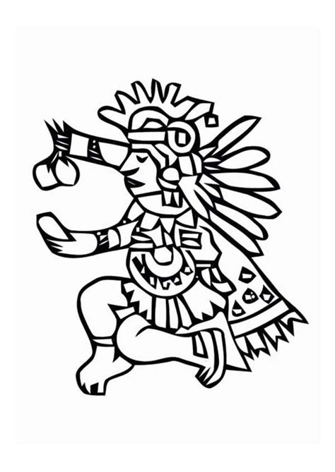 Aztec Tlaloc Coloring Pages Bulk Color Free Coloring Pages Coloring