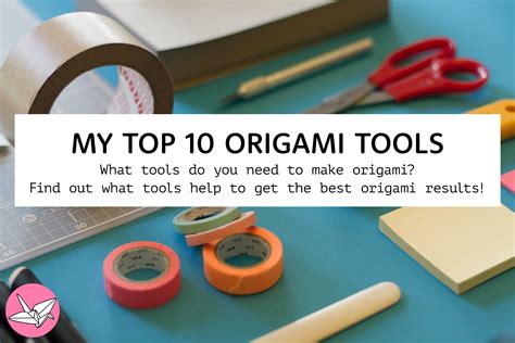 My Top 10 Origami Tools Paper Kawaii