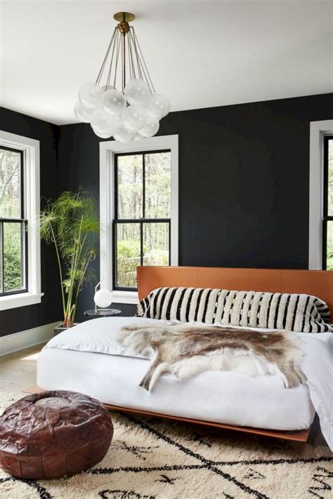 Stylish Black Accent Walls Bedrooms Ideas 10 3 Home Interior And