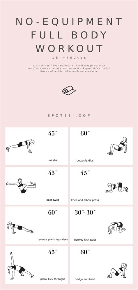 30 Minute Full Body Workout No Weights Off 69