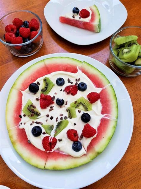 Watermelon Fruit Pizza Recipe The Leaf Nutrisystem