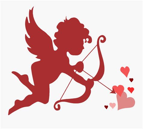 Cupid Bow Arrow Hearts Cupid Heart With Arrow Png Free Transparent