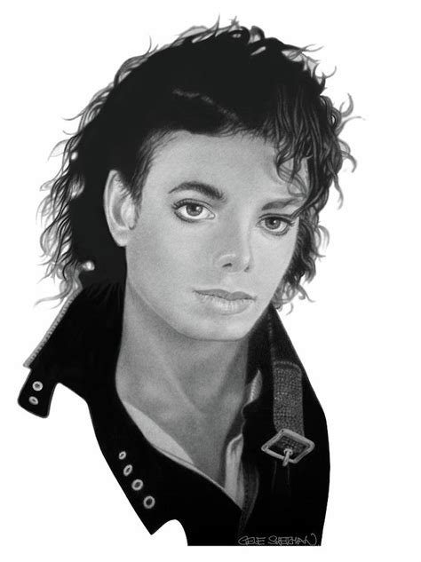 Michael Jackson Portrait Drawing By Gene Sherman Pixels