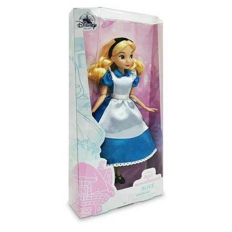 Disney Store Alice Classic Doll Alice In Wonderland 11 Brand New In