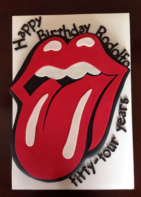 Mirilla Leve Sabiduría Feliz Cumpleaños Rolling Stones Barbilla Llave