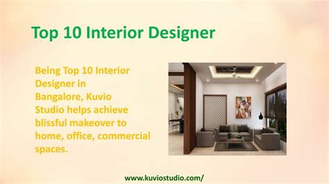 Ppt Top 10 Interior Designers Kuvio Studio Powerpoint Presentation