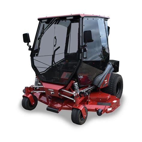 expanded premium air conditioned cab line with ferris isx 3300 zero turn mower curtis industries