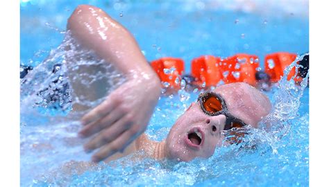 Boys Swimming Bits Charlie Gentzkow Cameron Lee Conclude Friendly