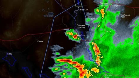Severe Thunderstorm Dust Storm Warning Issued For Areas South Of Las Vegas