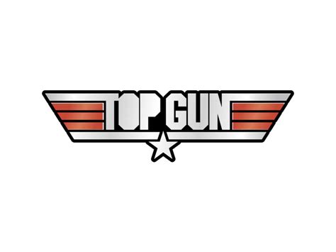 Top Gun Logo PNG Transparent SVG Vector Freebie Supply