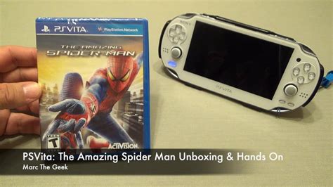 Psvita The Amazing Spider Man Unboxing And Hands On Youtube