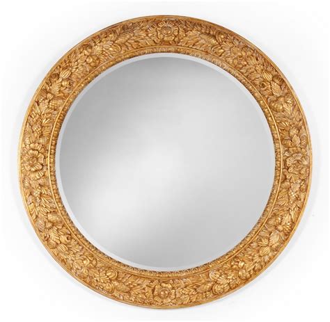 Large Circular Gilded Mirror Gilded Mirror Mirror Round Mirror Frame